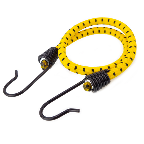 Guma transportowa z haczykami - ekspandor żółty - 30cm / 10 sztuk