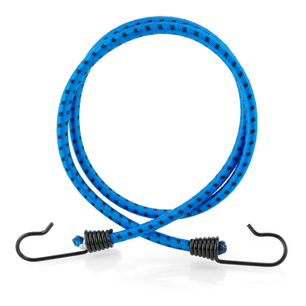 Guma transportowa 8 mm z haczykami - ekspandor niebieski - 90cm / 10 sztuk