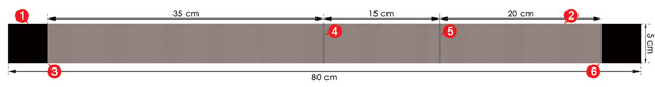 Autorzep – uchwyt na rzep do bagażnika, 80 cm, szary
