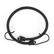 Guma transportowa 8 mm z haczykami - ekspandor czarny - 60cm / 10 sztuk