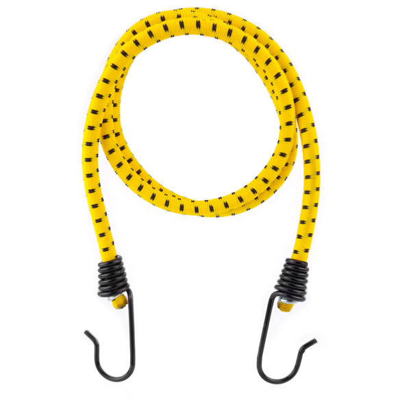 Guma transportowa z haczykami - ekspandor żółty - 30cm / 10 sztuk