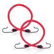 Guma transportowa 8 mm z haczykami - ekspandor czerwony - 60cm / 2 sztuki