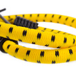 Guma transportowa z haczykami - ekspandor żółty - 30cm / 10 sztuk