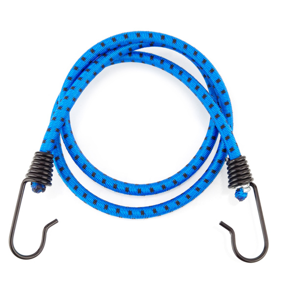 Guma transportowa 8 mm z haczykami - ekspandor niebieski - 120cm / 10 sztuk