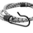 Guma transportowa 8 mm z haczykami - ekspandor szary - 150cm / 10 sztuk