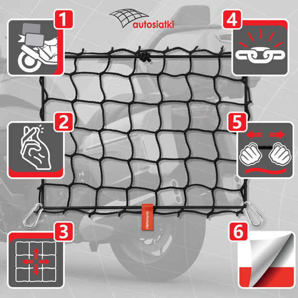 Siatka dolna do kufra centralnego GIVI Trekker Outback - 58L