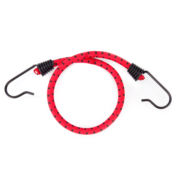 Guma transportowa 8 mm z haczykami - ekspandor czerwony - 70cm / 2 sztuki