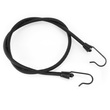 Guma transportowa 8 mm z haczykami - ekspandor czarny - 100cm / 10 sztuk