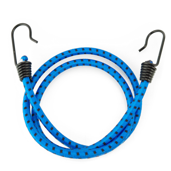 Guma transportowa 8 mm z haczykami - ekspandor niebieski - 90cm / 10 sztuk