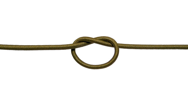 Guma okrągła khaki 8 mm