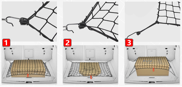 Siatka do bagażnika Ford Mondeo MK3 liftback tylna