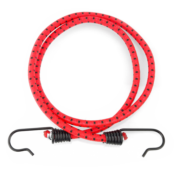 Guma transportowa 8 mm z haczykami - ekspandor czerwony - 200cm / 10 sztuk