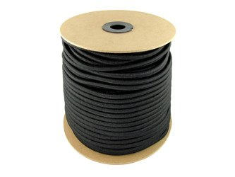 Guma okrągła czarna 8 mm