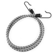Guma transportowa 8 mm z haczykami - ekspandor szary - 100cm / 10 sztuk