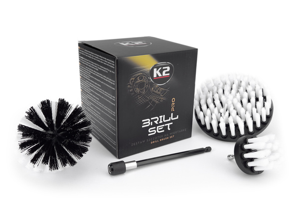 Zestaw szczotek na wiertarkę K2 BRILL SET PRO