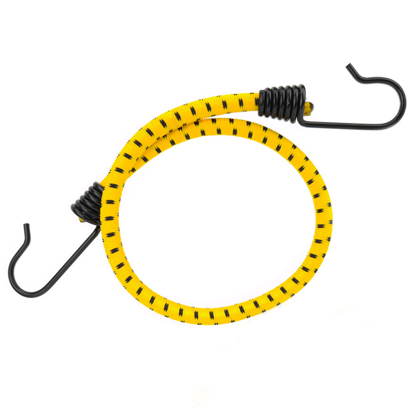 Guma transportowa z haczykami - ekspandor żółty - 60cm / 10 sztuk