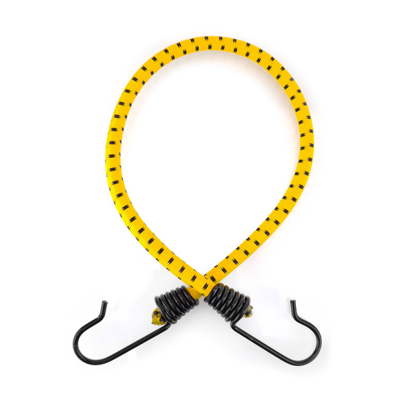 Guma transportowa z haczykami - ekspandor żółty - 30cm / 2 sztuki