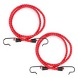 Guma transportowa 8 mm z haczykami - ekspandor czerwony - 150cm / 2 sztuki