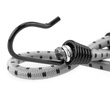Guma transportowa 8 mm z haczykami - ekspandor szary - 40cm / 2 sztuki