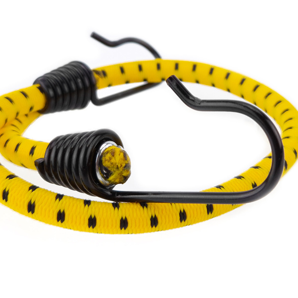 Guma transportowa z haczykami - ekspandor żółty - 30cm / 2 sztuki