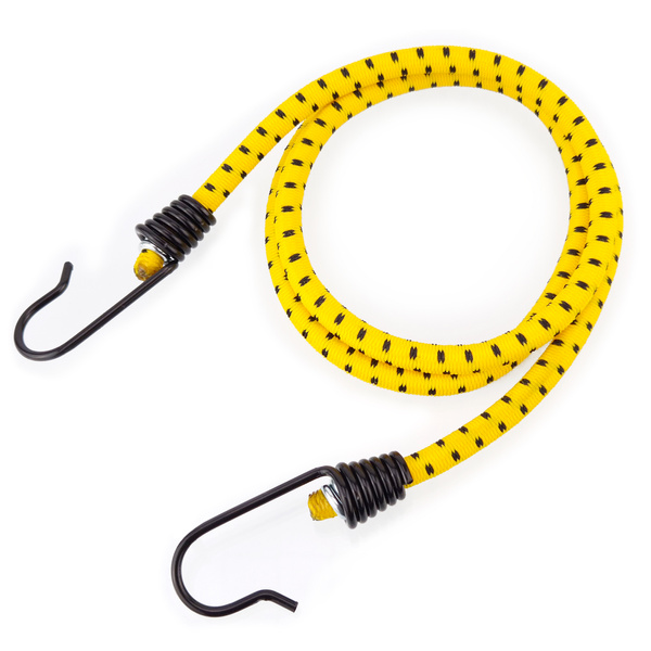 Guma transportowa 8 mm z haczykami - ekspandor żółty - 200cm / 2 sztuki