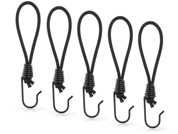 Haczyk z gumką do mocowania banerów 16 cm /  5 sztuk