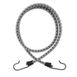 Guma transportowa 8 mm z haczykami - ekspandor szary - 40cm / 2 sztuki