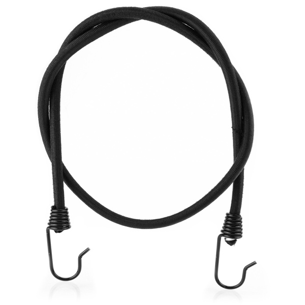 Guma transportowa 8 mm z haczykami - ekspandor czarny - 150cm / 4 sztuki