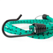 Guma transportowa 8 mm z haczykami - ekspandor zielony - 90cm / 2 sztuki