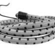 Guma transportowa 8 mm z haczykami - ekspandor szary - 80cm / 4 sztuki