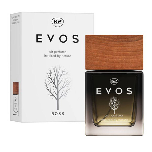Perfumy do samochodu w atomizerze 50ml K2 EVOS BOSS