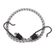 Guma transportowa 8 mm z haczykami - ekspandor szary - 60cm / 10 sztuk