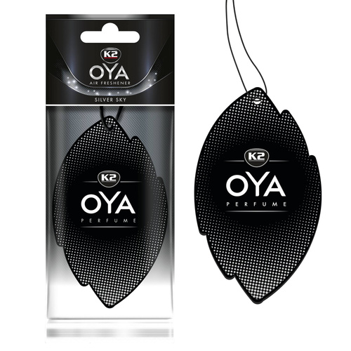 Zapach samochodowy w formie zawieszki K2 OYA SILVER SKY