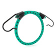Guma transportowa 8 mm z haczykami - ekspandor zielony - 40cm / 2 sztuki