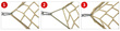 Siatka do bagażnika 40x130 cm beżowa