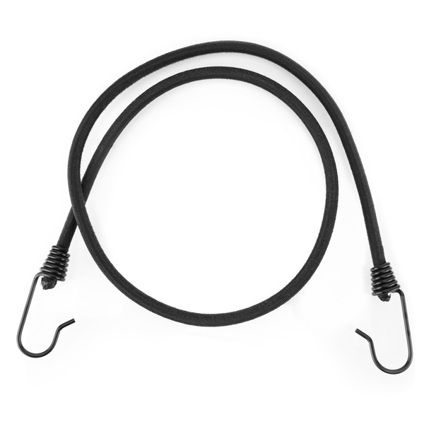 Guma transportowa 8 mm z haczykami - ekspandor czarny - 120cm / 4 sztuki