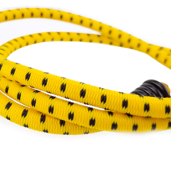 Guma transportowa z haczykami - ekspandor żółty - 80cm / 2 sztuki