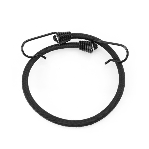 Guma transportowa z haczykami - ekspandor czarny - 40cm / 10 sztuk