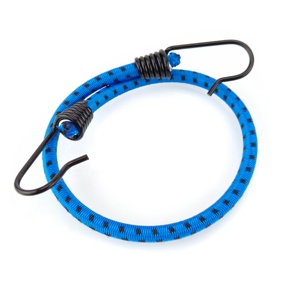 Guma transportowa 8 mm z haczykami - ekspandor niebieski - 60cm / 4 sztuki