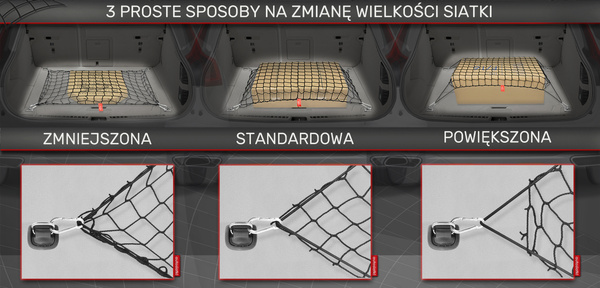 Siatka do bagażnika Audi A4 B5 Avant kombi