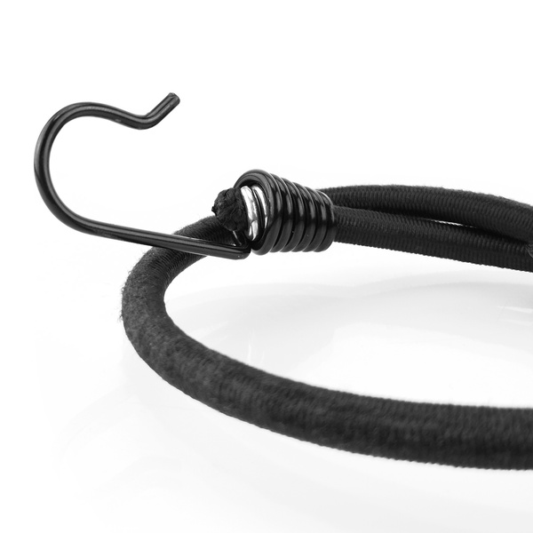 Guma transportowa 8 mm z haczykami - ekspandor czarny - 50cm / 2 sztuki 