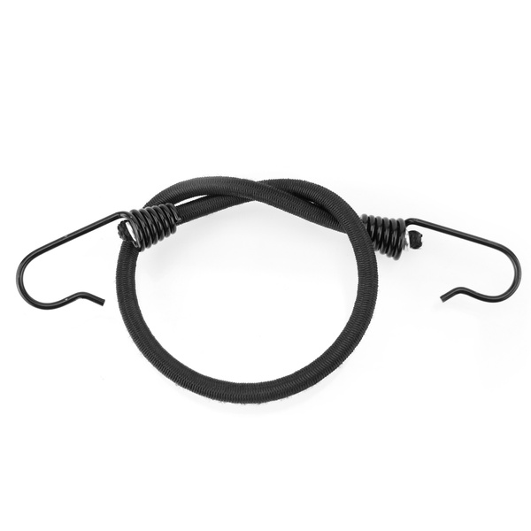 Guma transportowa 8 mm z haczykami - ekspandor czarny - 60cm / 4 sztuki