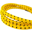 Guma transportowa 8 mm z haczykami - ekspandor żółty - 120cm / 10 sztuk