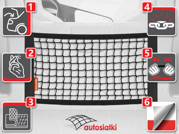 Siatka płotek do bagażnika Opel Insignia I kombi