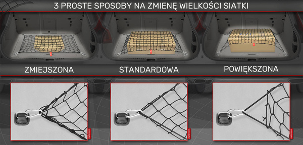 Siatka do bagażnika Chevrolet Cruze I hatchback 5d