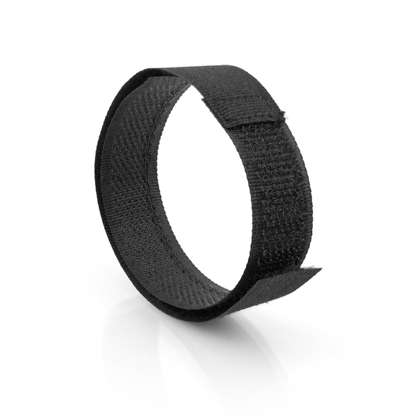 Opaska rzepowa do mocowania siatki 1,6x28cm - kolor czarny