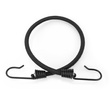 Guma transportowa 8 mm z haczykami - ekspandor czarny - 50cm / 4 sztuki 