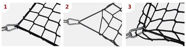 Siatka do bagażnika 60x180 cm