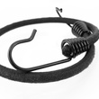 Guma transportowa 8 mm z haczykami - ekspandor czarny - 50cm / 4 sztuki 