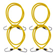 Guma transportowa 8 mm z haczykami - ekspandor żółty - 80cm / 4 sztuki